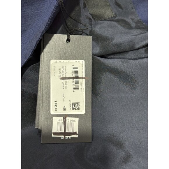 HUGO BOSS - "TRABALDO TOGNA" Super 120's Stretch Fabric Blue Suit 40R - Picture 6 of 13